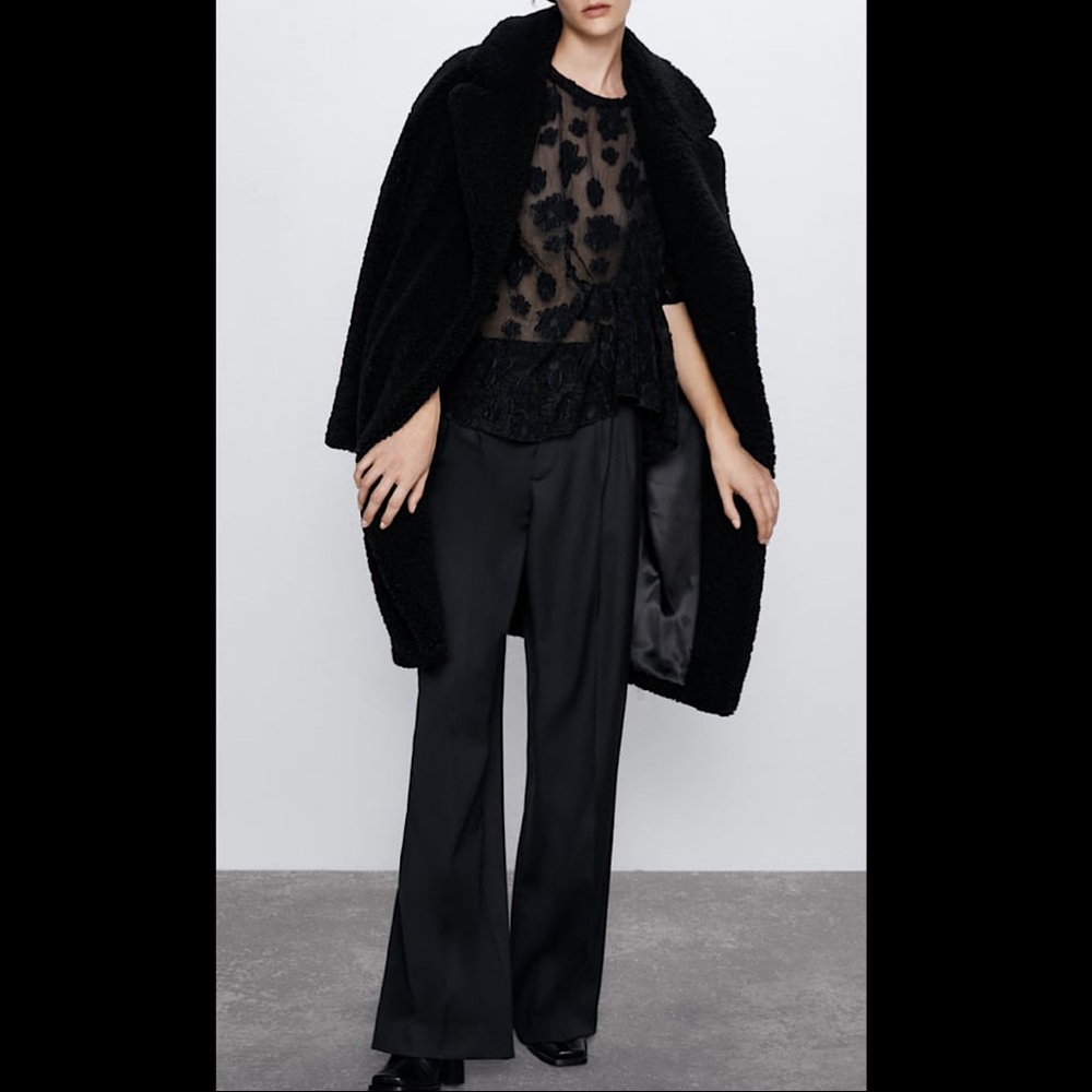 Zara Voluminous Organza Blouse - Picture 2 of 8